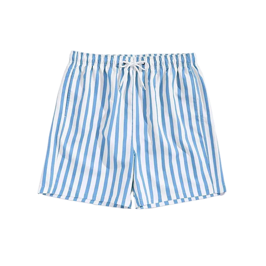 Striped Swim Trunks